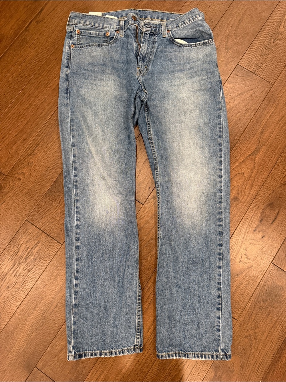 Levi’s 505 Regular Fit Straight Leg Jeans Light Wash Men’s 34x30 - C54-118